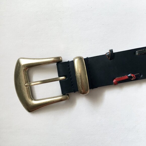 The Limited vintage leather high waisted belt - Picture 5 of 10